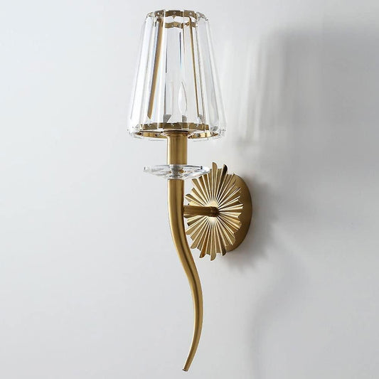 Indoor Bathroom Mirror Front LED Wall Sconce – Luxury Corridor & Bedroom Crystal Lamp | E14 Base | Budget Lighting