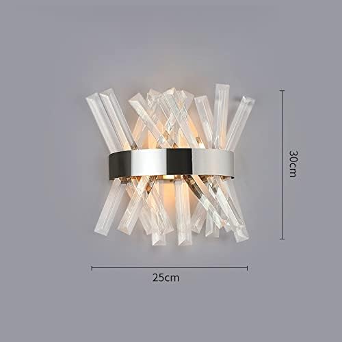 FR Crystal Wall Light Fixture – Gold Finish G9 LED | 3000K/6000K Switchable | Budget Lighting
