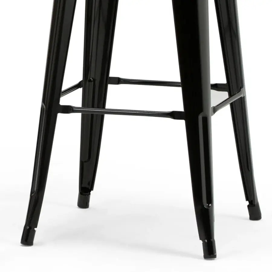 Rayne Grey Metal Bar Stools – Industrial Mid-Century Style (Set of 2) | Budget Lighting
