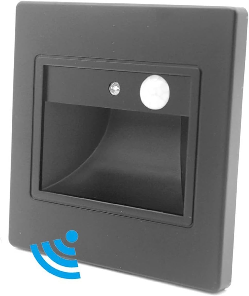 AVGTYUU Outdoor Step Skirting Night Light – Solar-Powered LED Wall Lamp | Waterproof Embedded Pathway Lighting | Budget Lighting