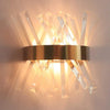 FR Crystal Wall Light Fixture – Gold Finish G9 LED | 3000K/6000K Switchable | Budget Lighting