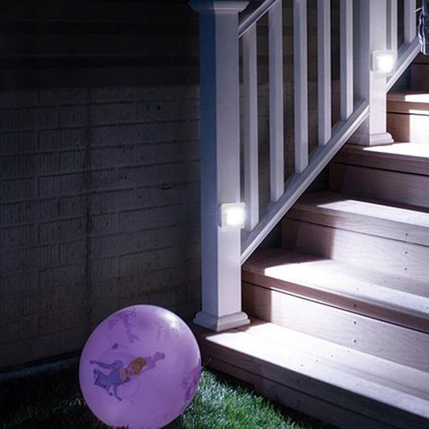 AVGTYUU Outdoor Step Skirting Night Light – Solar-Powered LED Wall Lamp | Waterproof Embedded Pathway Lighting | Budget Lighting