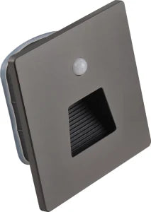 SANDIY Motion Sensor Stair Light – LED Recessed Wall Lamp | Smart PIR & Light Control | 86x86mm | Budget Lighting