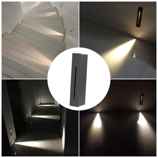 3W Recessed LED Stair Light – Indoor & Outdoor IP65 Step Lamp | Night Light for Stairways, Hallways, Walkways | Budget Lighting