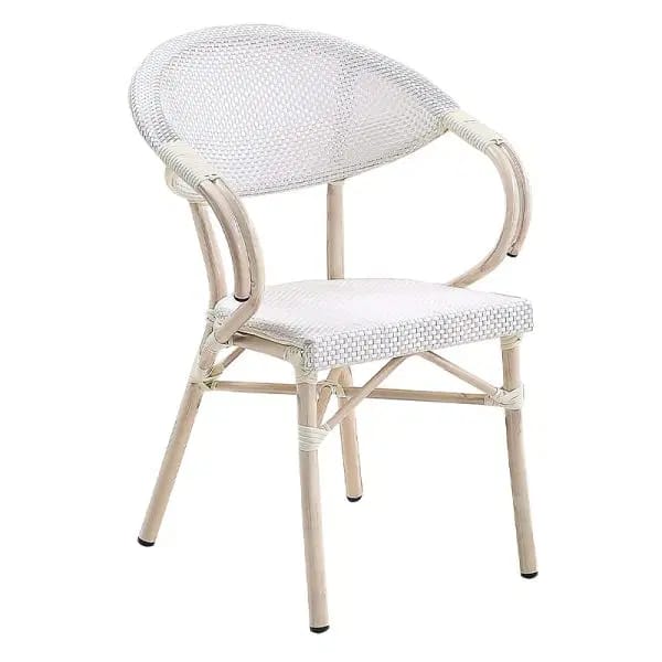 Hotel-Grade Aluminum Alloy Outdoor Dining Chair – Stackable Mesh Seat for Patios, Cafés & Restaurants | Budget Lighting