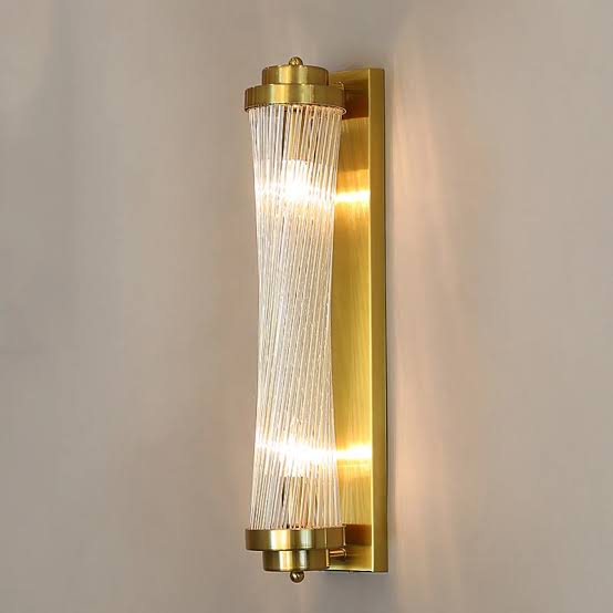 Postmodern Crystal LED Wall Lamp – Touch Control | No‑Drill Mount | Nordic Luxury for Bedrooms & Living Rooms