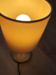 Orange Glass Table Lamp – Touch & Switch Control Options | Energy-Saving Bulbs | Budget Lighting