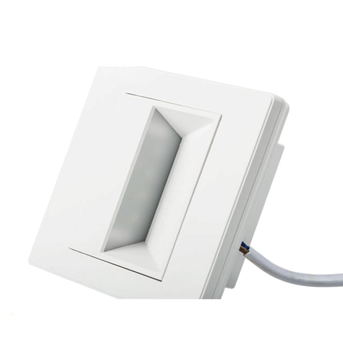 2W Recessed LED Stair Wall Step Light – Square Surface Mount | Modern SMD Light | 3000K/4000K/6000K | Budget Lighting