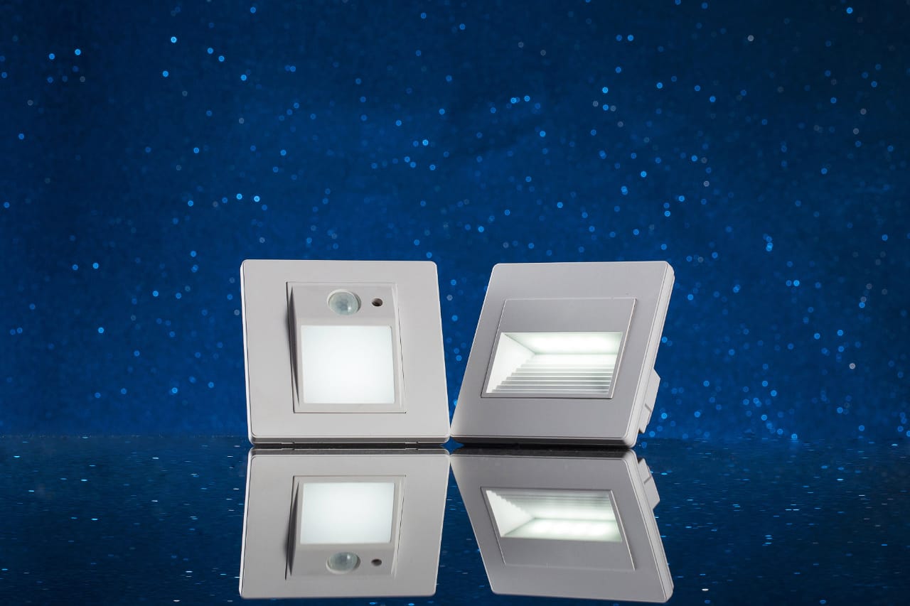 2W Recessed LED Stair Wall Step Light – Square Surface Mount | Modern SMD Light | 3000K/4000K/6000K | Budget Lighting