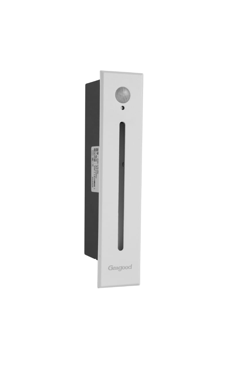 Geagood Smart Recessed Motion Sensor Step Light – 6000K Daylight LED Stair Wall Lamp | Budget Lighting