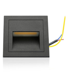 LED Stair Step Wall Light – Waterproof 3W Outdoor Recessed Pathway Lamp | 3000K Warm White | Budget Lighting