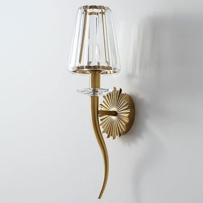 Indoor Bathroom Mirror Front LED Wall Sconce – Luxury Corridor & Bedroom Crystal Lamp | E14 Base | Budget Lighting