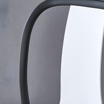 Modern Brown Stackable Plastic Dining Chairs – Low Back Armless 2-Piece Set | Budget Lighting