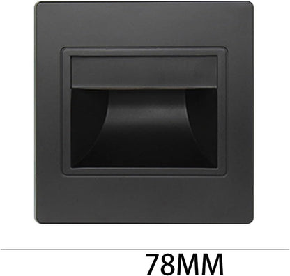 AVGTYUU Outdoor Step Skirting Night Light – Solar-Powered LED Wall Lamp | Waterproof Embedded Pathway Lighting | Budget Lighting