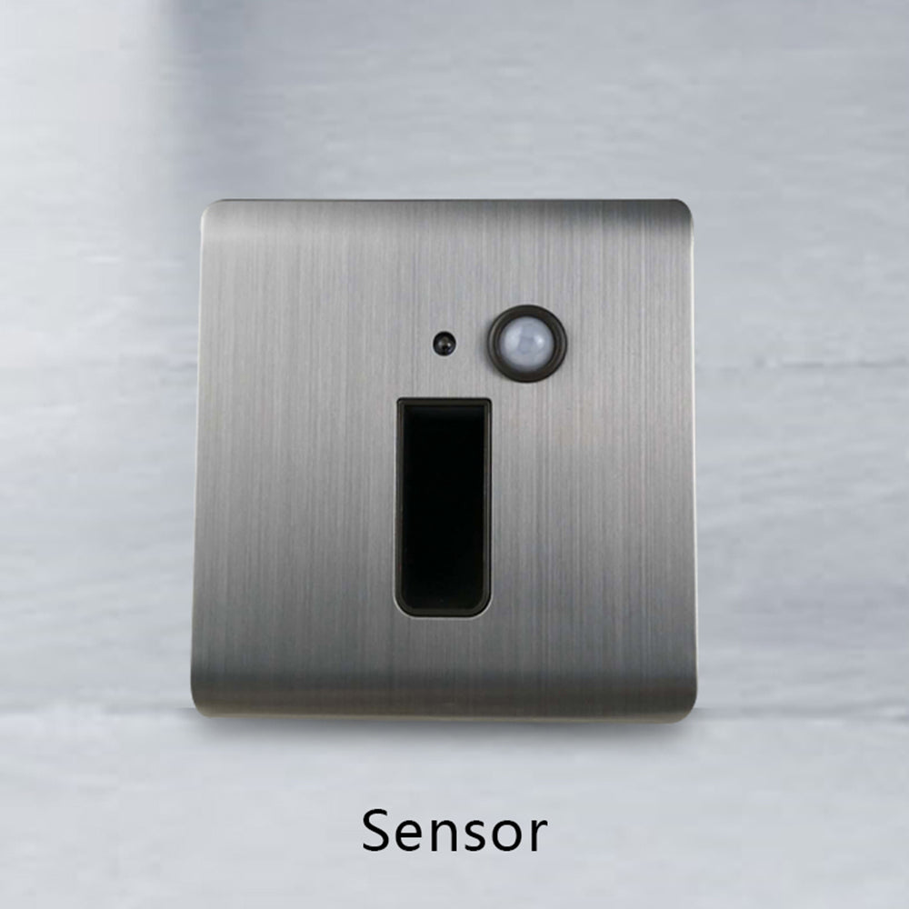 SANDIY Motion Sensor Stair Light – LED Recessed Wall Lamp | Smart PIR & Light Control | 86x86mm | Budget Lighting
