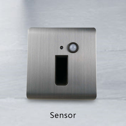 SANDIY Motion Sensor Stair Light – LED Recessed Wall Lamp | Smart PIR & Light Control | 86x86mm | Budget Lighting