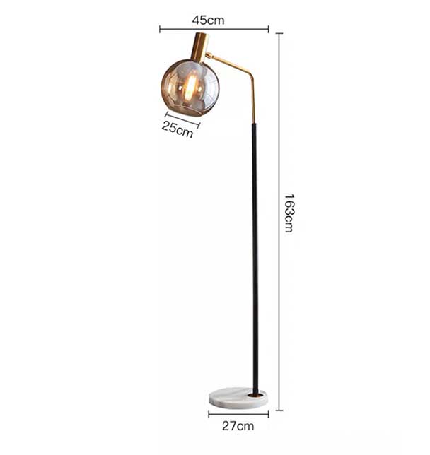 Loren Standing Floor Lamp – Classic Comfort Wood Design | Elegant Ambient Lighting | Budget Lighting