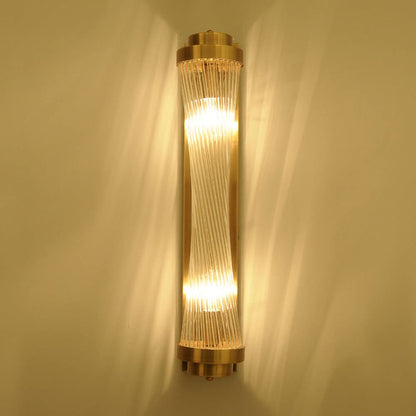 Postmodern Crystal LED Wall Lamp – Touch Control | No‑Drill Mount | Nordic Luxury for Bedrooms & Living Rooms